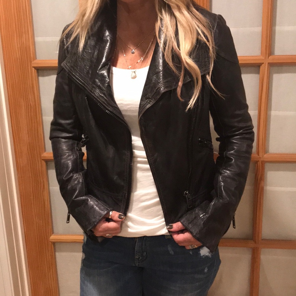 Michael Kors genuine leather jacket